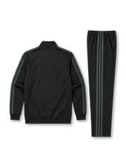 リバプールFC 2026/27シーズン ブラックトレーニングトラックスーツ(adidas製、黒地、adidasストライプ)