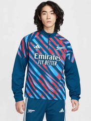 アーセナル 2026-27 レッド×ブルー ハーフジップ トレーニングセット