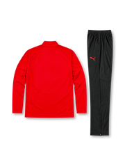 ACミラン 2026-27 レッド ハーフジップ トレーニングセット ブラックパンツ PUMA