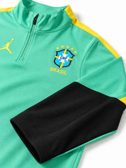 ブラジル代表 2026-27 ライトグリーン トレーニングセットアップ
