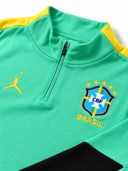 ブラジル代表 2026-27 ライトグリーン トレーニングセットアップ