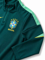 ブラジル代表 2026-27 トレーニング セットアップ ダークグリーン