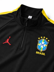 ブラジル代表 2026-27 ブラック×イエロー トレーニングセットアップ