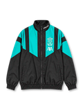 リヴァプール 2026 EQT トレーニングジャケット ブラック EQTグリーンのカラーブロック レトロなクラブエンブレム アディダス製 AXAスポンサー