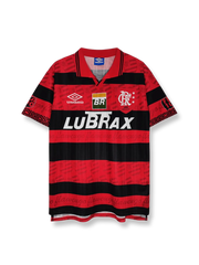 1995シーズンのフラメンゴホームユニフォーム、ジーコ着用の伝統的サッカージャージ