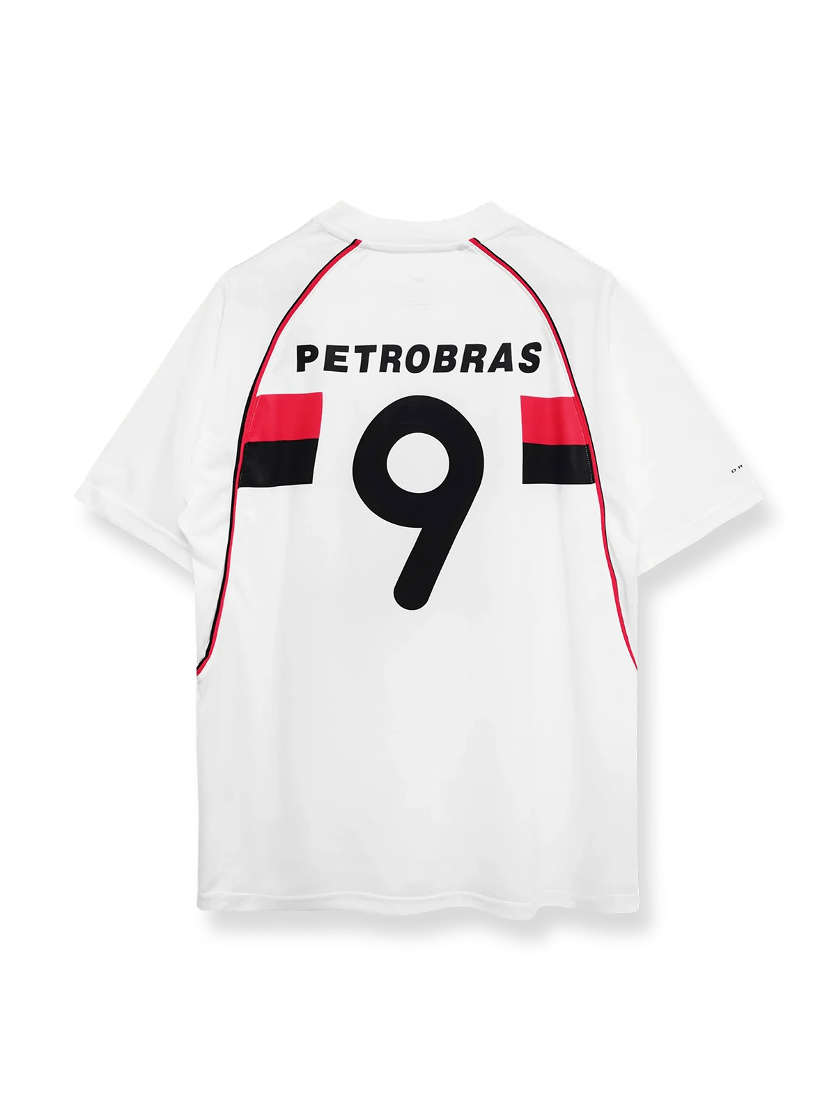 2002シーズンのフラメンゴアウェイユニフォーム、9番エドゥアルド・バリオス着用のクラシックサッカージャージ