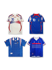 フランス代表福袋 無地ユニフォーム3枚セット, vintage football shirt bundle