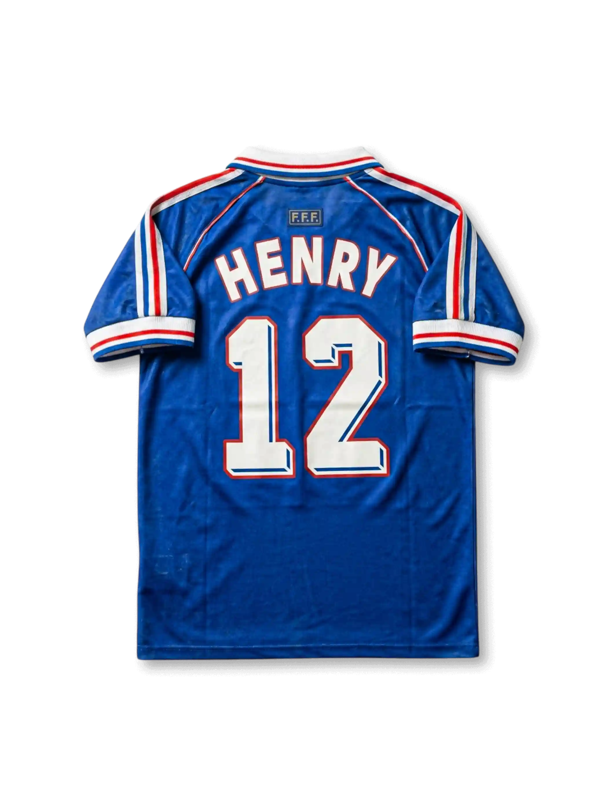 フランス代表 FIFA WORLD CUP 1998 ホームジャージ — アンリ 12番