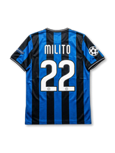 インテル・ミラノ 2009-10 UEFAチャンピオンズリーグ決勝マドリード大会 ホームジャージ ミリート22番 フロント