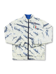 イタリア代表 ウインドブレーカー ブルー