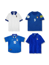 イタリア代表福袋 無地ユニフォーム3枚セット, vintage football shirt bundle