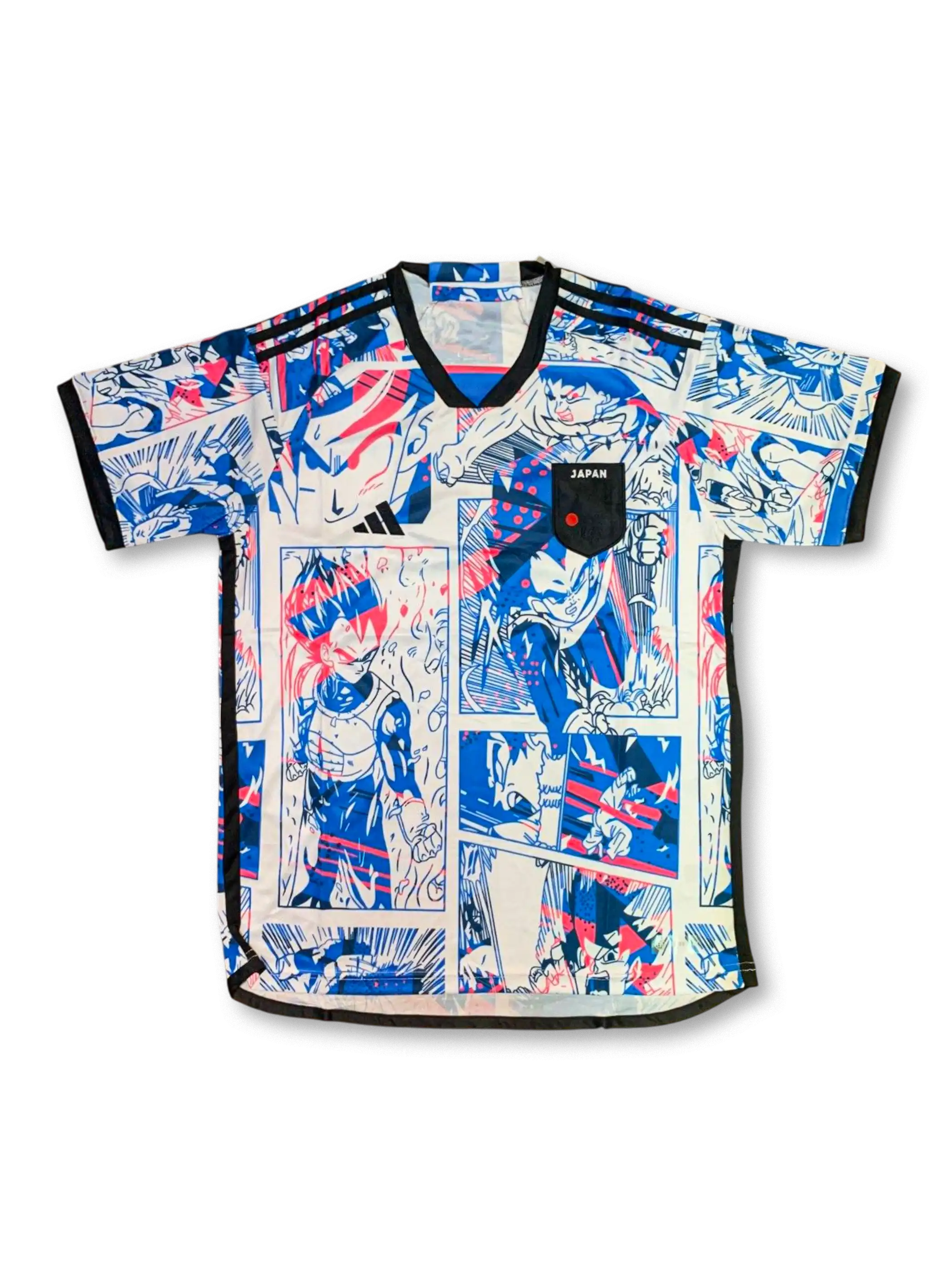 日本代表×ドラゴンボール スペシャルユニフォーム 前面漫画パネル