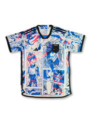 日本代表×ドラゴンボール スペシャルユニフォーム 前面漫画パネル