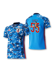 日本代表 × ワンピース ルフィ #55 ホームユニフォーム