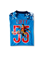 日本代表 × ワンピース ルフィ #55 ホームユニフォーム