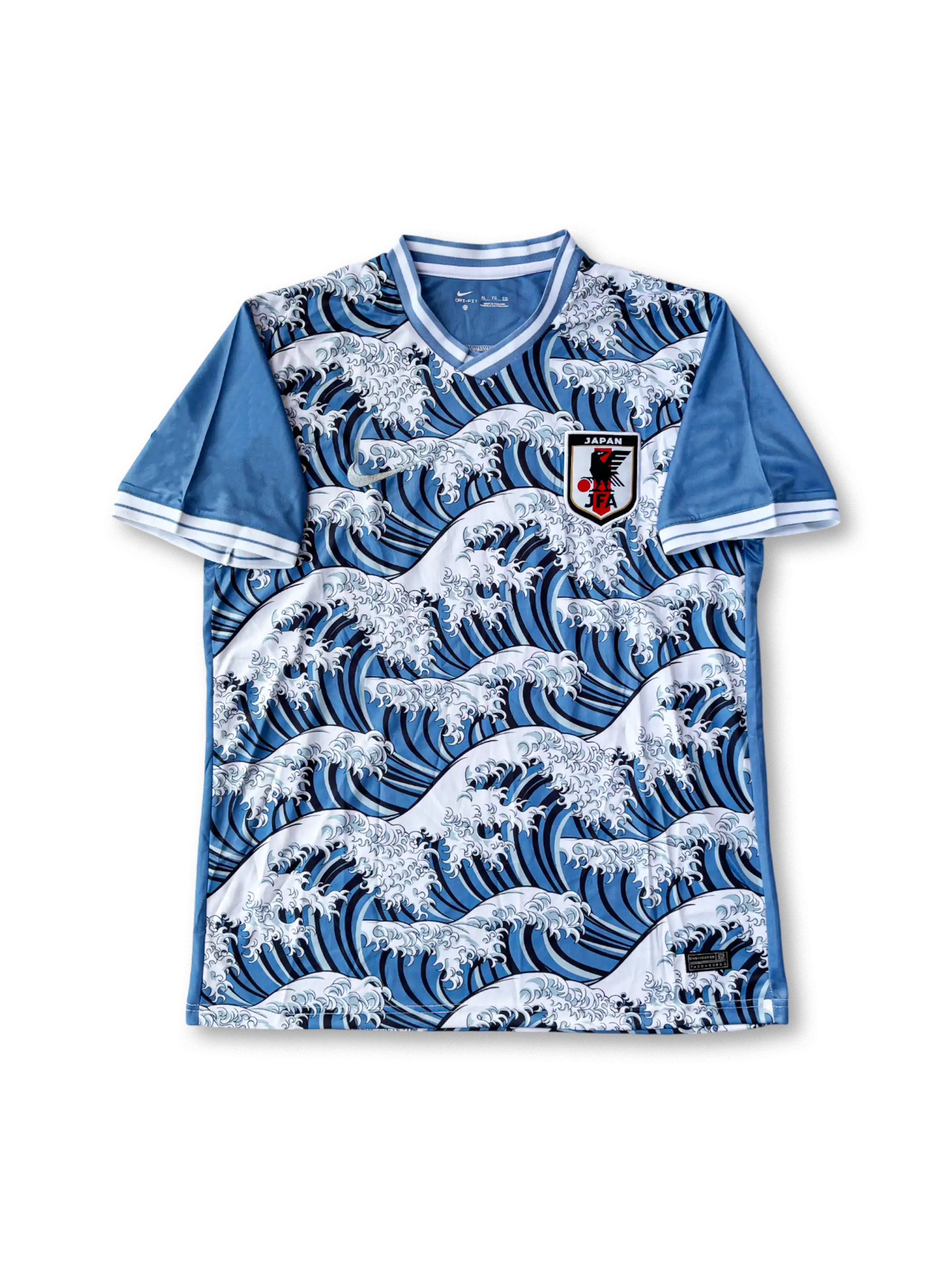 日本代表 浮世絵海潮 スペシャルエディション ユニフォーム 前面 波文様デザイン