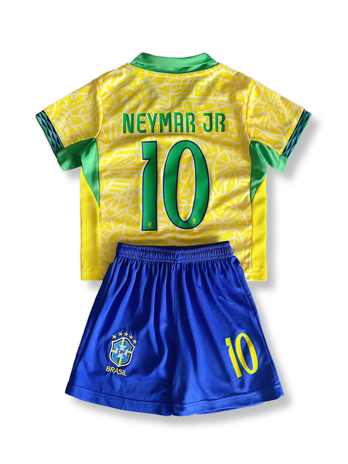 子供用ACミランユニフォームセット ラファエル・レアオ 背番号10 赤黒縦縞 ゴールドアクセント クラブエンブレム刺繍