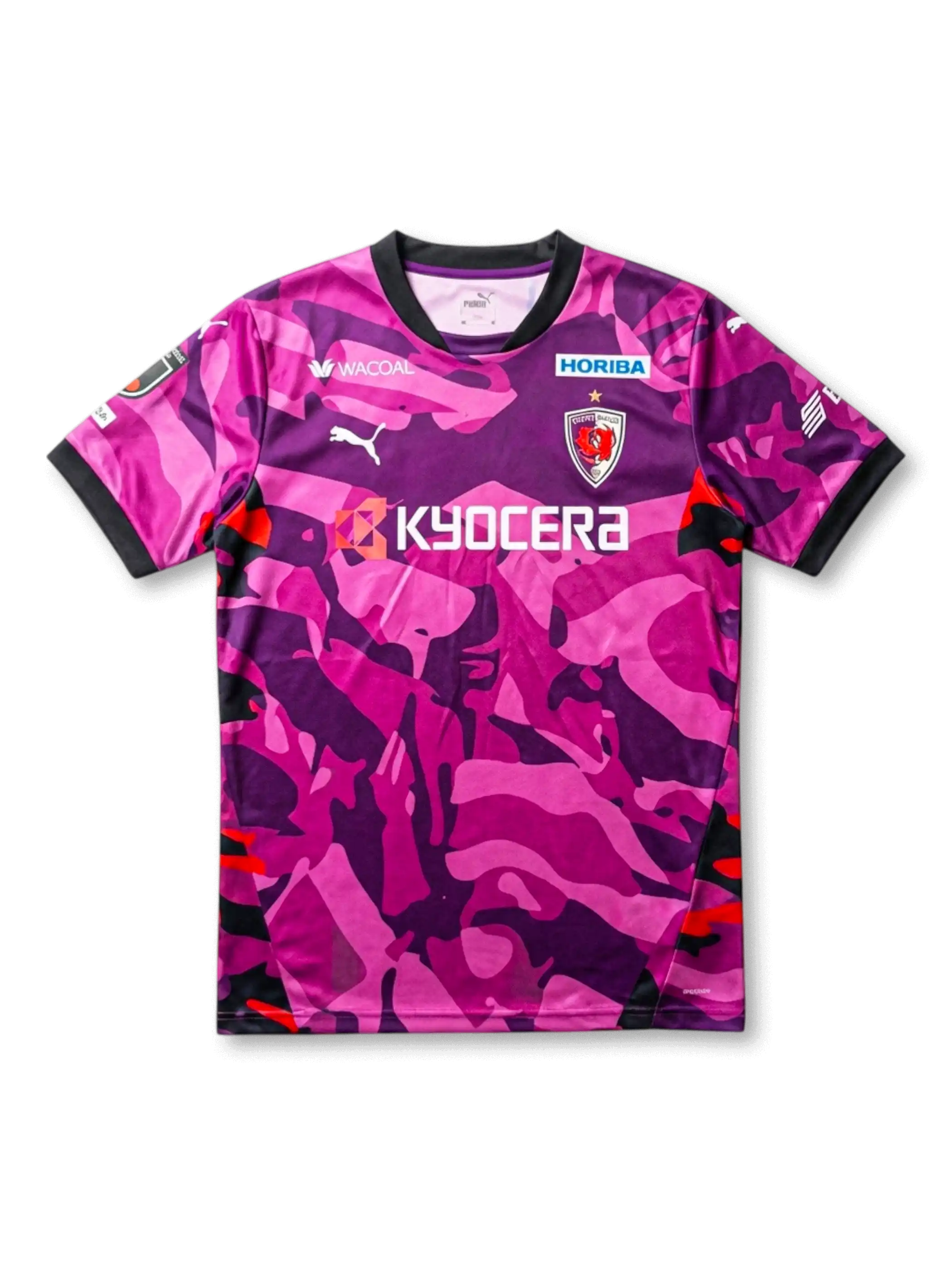 京都サンガF.C. 20周年レジェンドマッチユニフォーム 京都サンガFC Puma 試合用レプリカジャージ 2026-27 — ピンクカモ