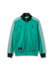 リヴァプールFC adidas Originals 復刻トラックジャケット グリーン — 1980年代アウェイカラーを纏ったライフスタイルライン