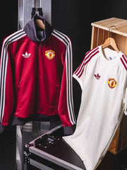 マンチェスター・ユナイテッド 三つ葉ロゴ レトロ トラックジャケット&パンツ