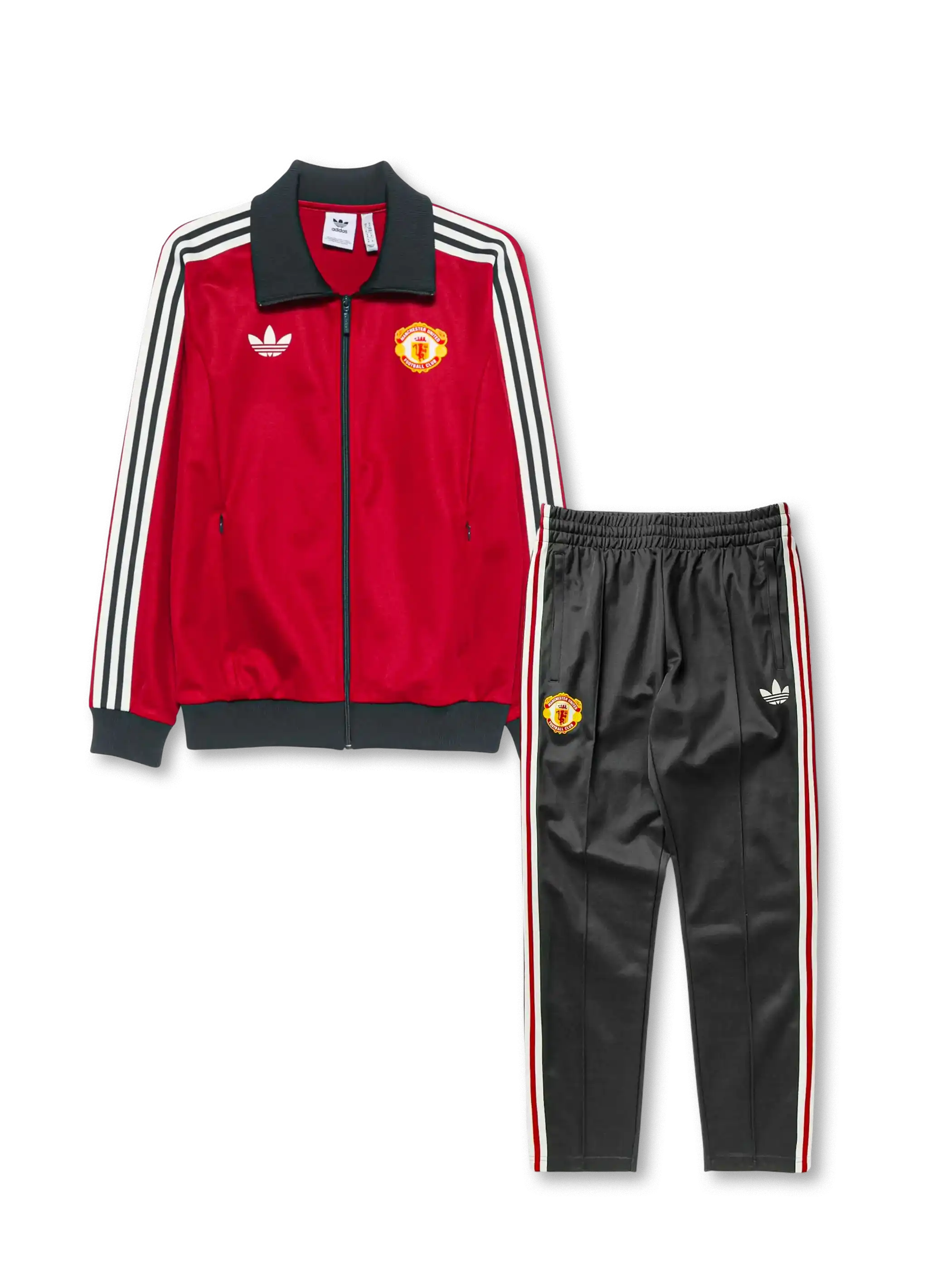 マンチェスター・ユナイテッド 三つ葉ロゴ トラックスーツ 正面