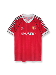 1991/92シーズンのマンチェスター・ユナイテッドホームユニフォーム、エリック・カントナ着用のクラシックサッカージャージ