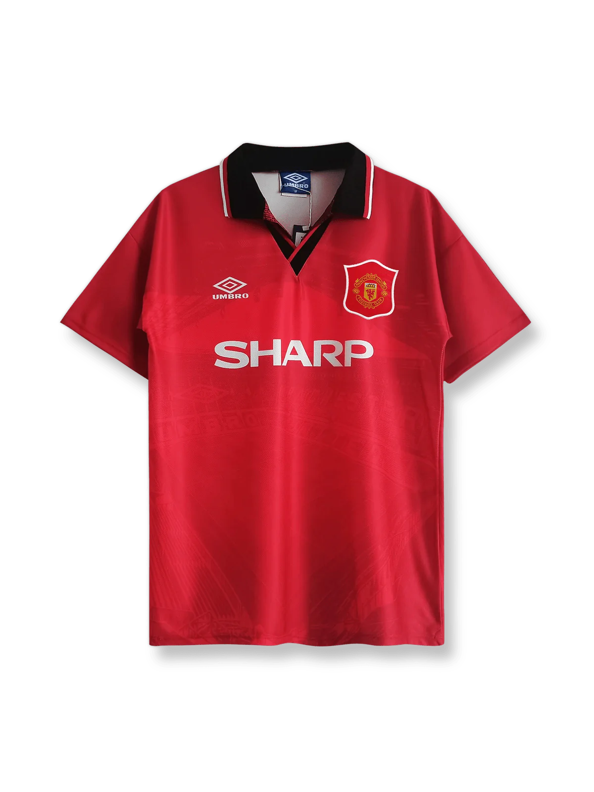 1994/96シーズンのマンチェスター・ユナイテッドホームユニフォーム、エリック・カントナ着用のクラシックサッカージャージ