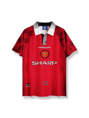 1996/97シーズンのマンチェスター・ユナイテッドホームユニフォーム、エリック・カントナ着用のクラシックサッカージャージ