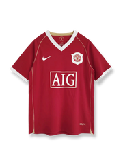 2006/07シーズンのマンチェスター・ユナイテッドホームユニフォーム、クリスティアーノ・ロナウド着用のクラシックサッカージャージ