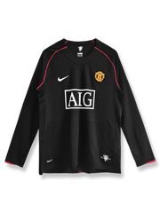 2007/08シーズンのマンチェスター・ユナイテッドアウェイユニフォーム、クリスティアーノ・ロナウド着用のクラシックサッカージャージ