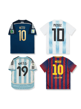 メッシ福袋 背番号入りジャージ2枚セット, vintage football shirt bundle