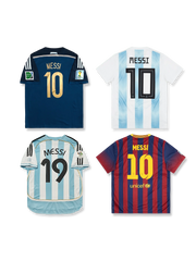 メッシ福袋 背番号入りジャージ2枚セット, vintage football shirt bundle