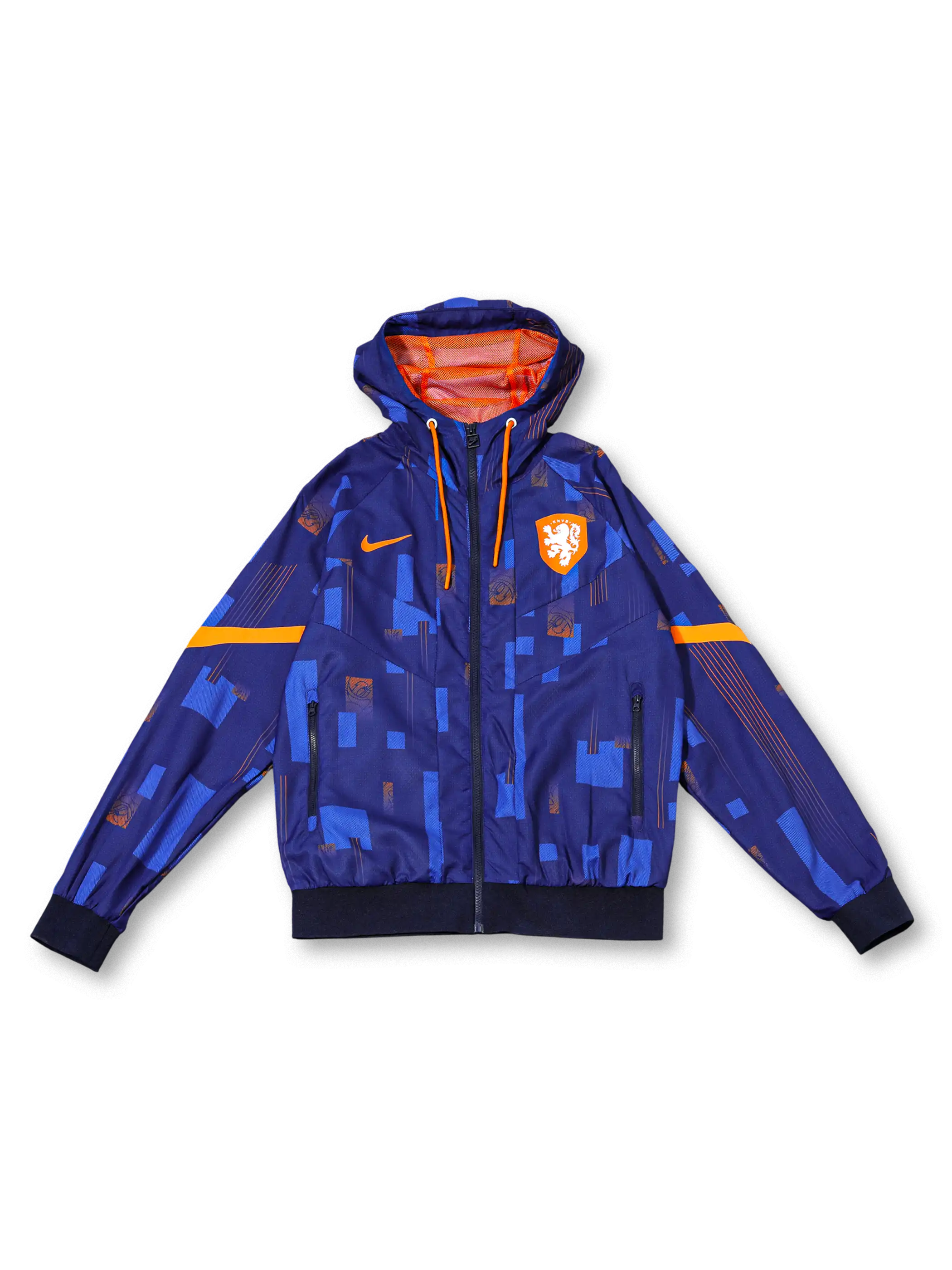 オランダ代表 パープル モザイク ウィンドジャケット 正面