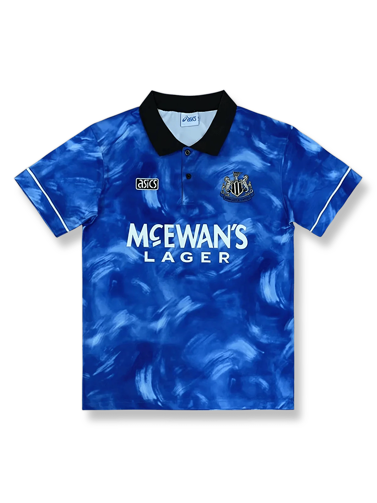 1994年シーズンのニューカッスルアウェイユニフォーム、アラン・シアラー着用のクラシックサッカージャージ