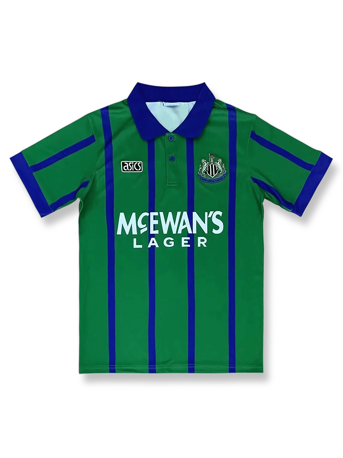 1995年シーズンのニューカッスルアウェイユニフォーム、アラン・シアラー着用のクラシックサッカージャージ