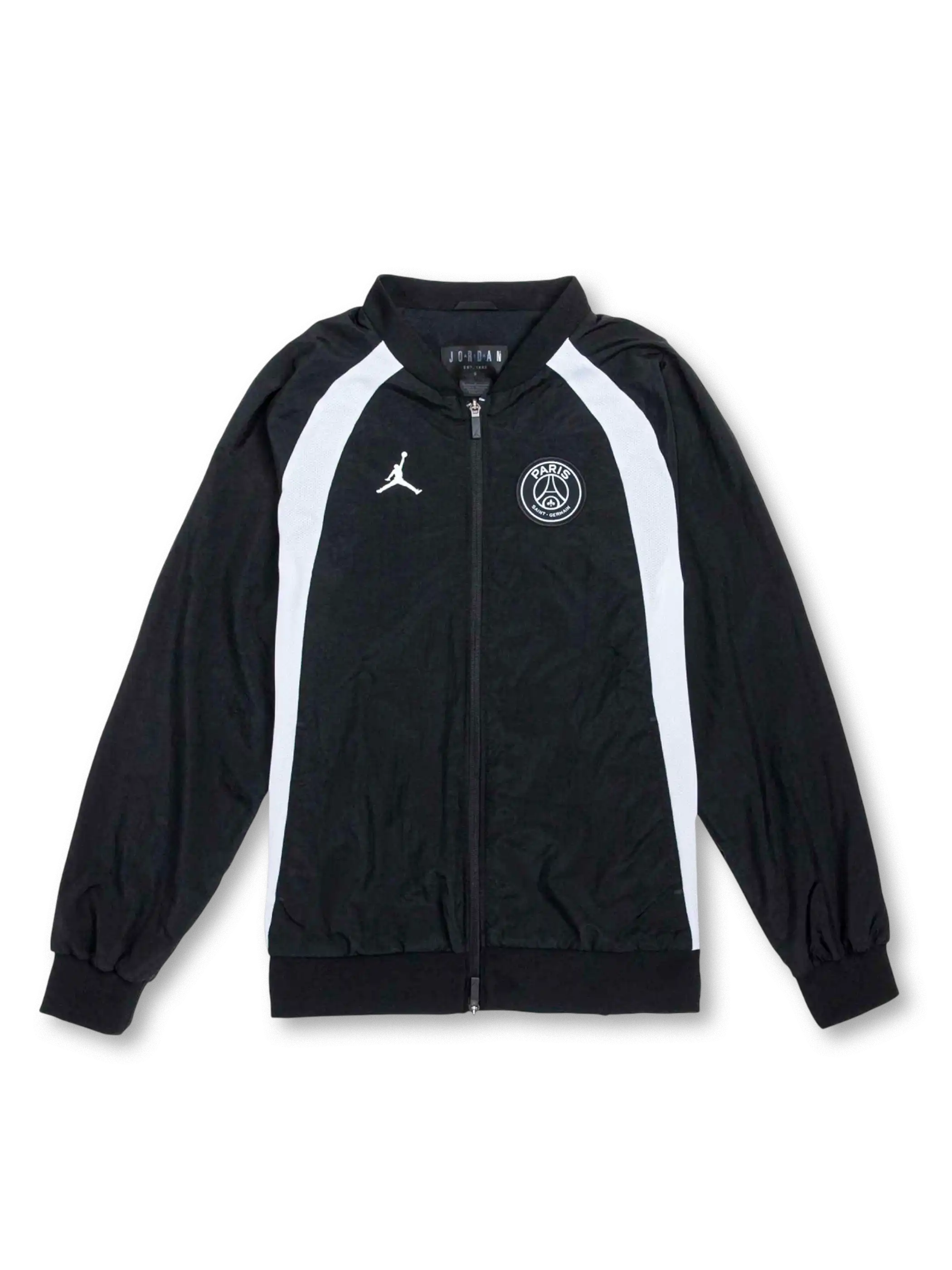 PSG × Nike Jordan トラックジャケット ブラック ホワイト