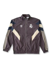 レアル・マドリード グレー レトロ ウィンドブレーカー