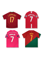 ロナウド福袋 背番号入りジャージ2枚セット, vintage football shirt bundle