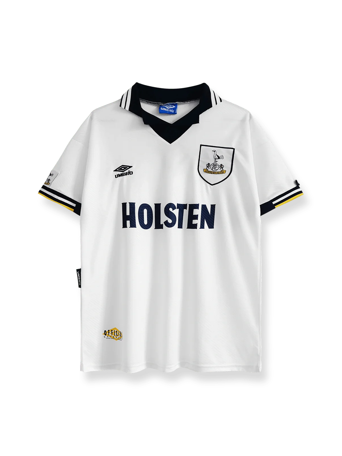 1994/95シーズンのトッテナム・ホットスパーホームユニフォーム、テッド・ウィルソン着用のクラシックサッカージャージ