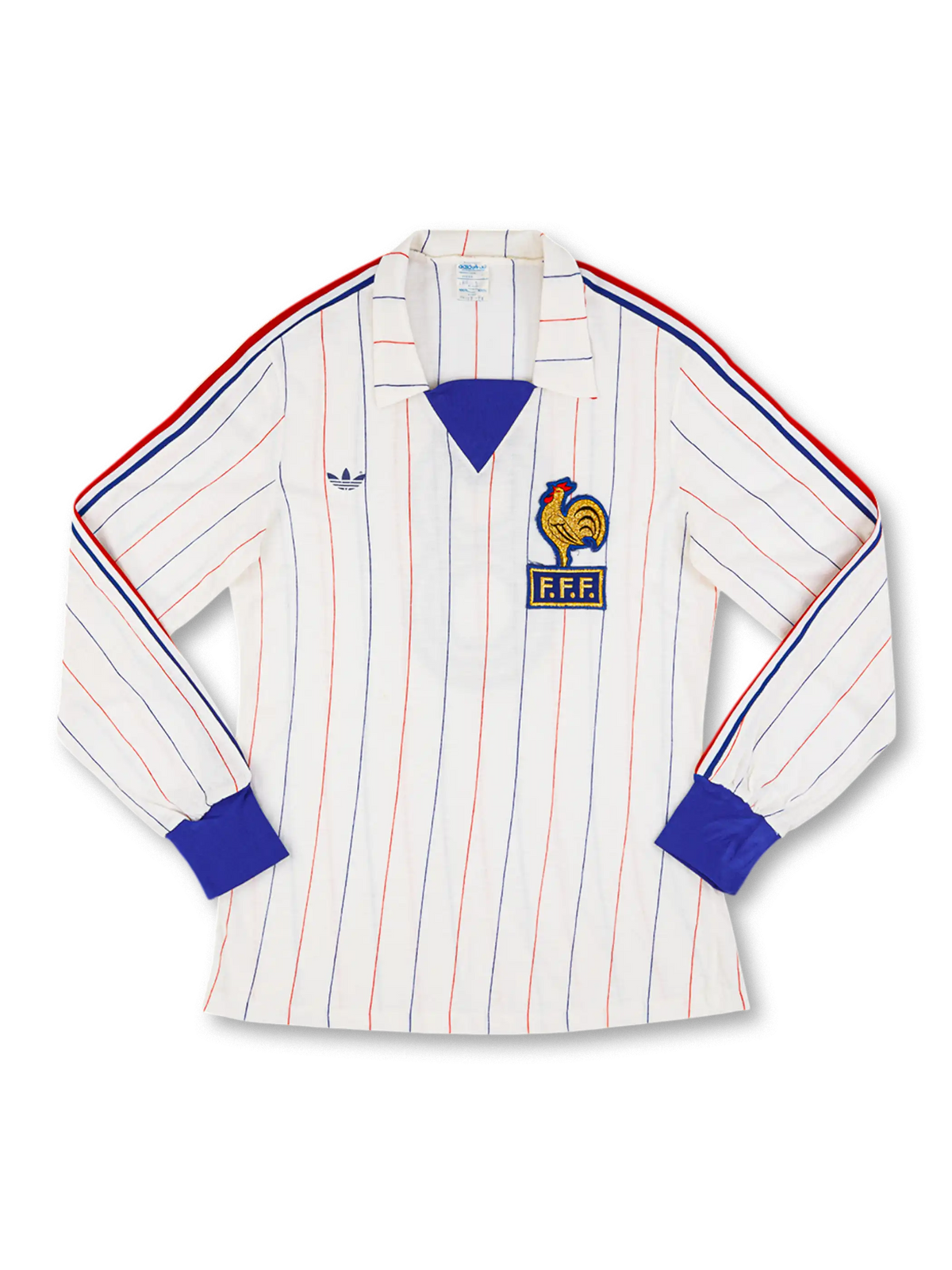 1980-82 フランス代表 アウェイ ユニフォーム 長袖-KICKO – KICKO JAPAN 1980-82 フランス代表 アウェイ ユニフォーム 長袖-KICKO – KICKO JAPAN