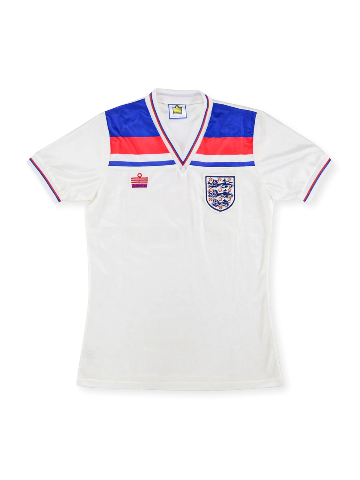 1982年イングランド代表 ホームユニフォーム 前面