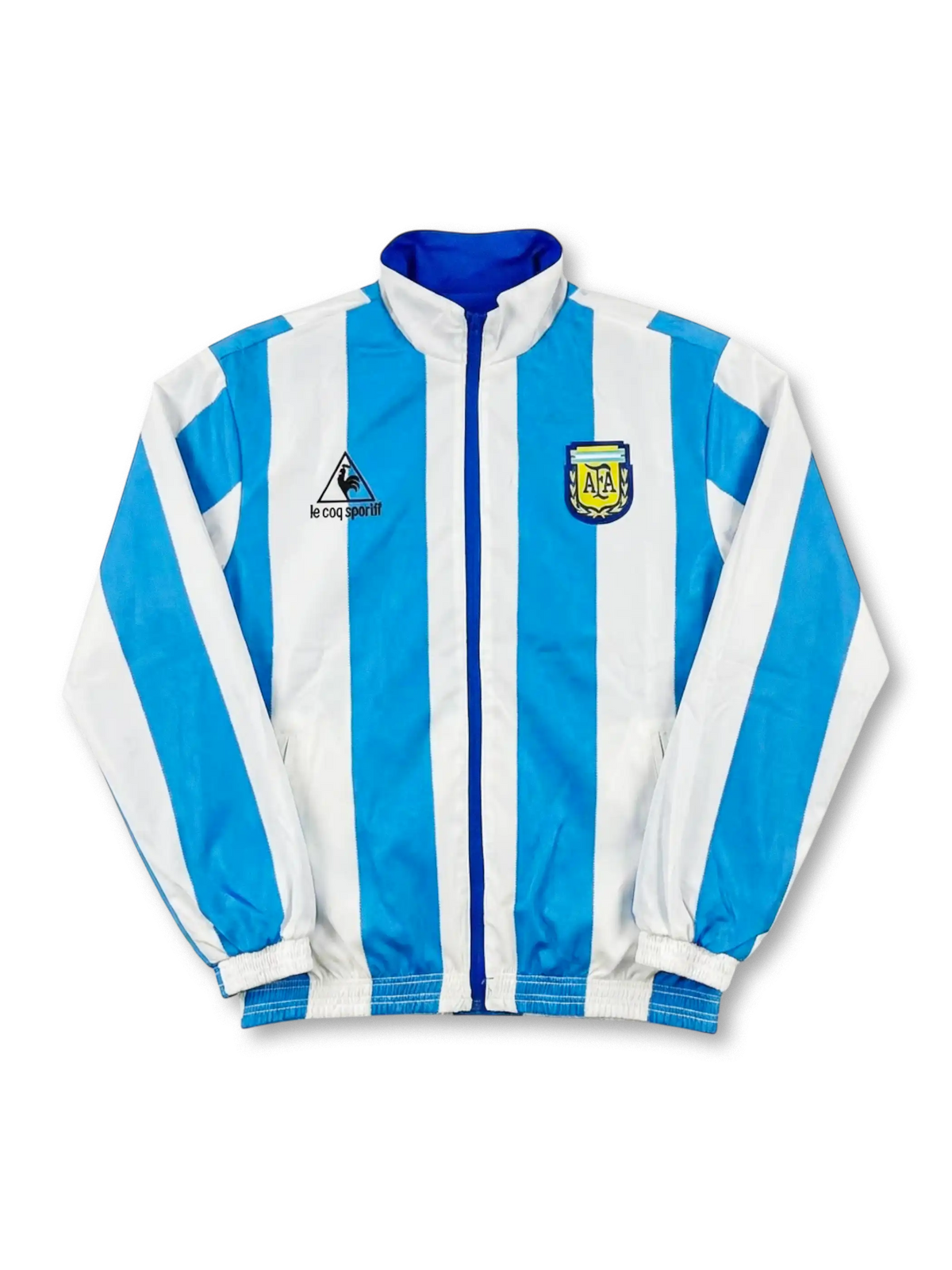 アルゼンチン代表 1986 復刻 リバーシブルジャケット ストライプ面 正面