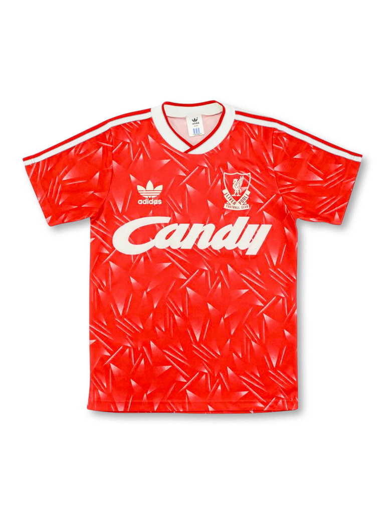 リバプール1989/91away復刻サッカーユニフォーム　イアンラッシュ 1989-91年 リヴァプール ホームユニフォーム-KICKO – KICKO JAPAN