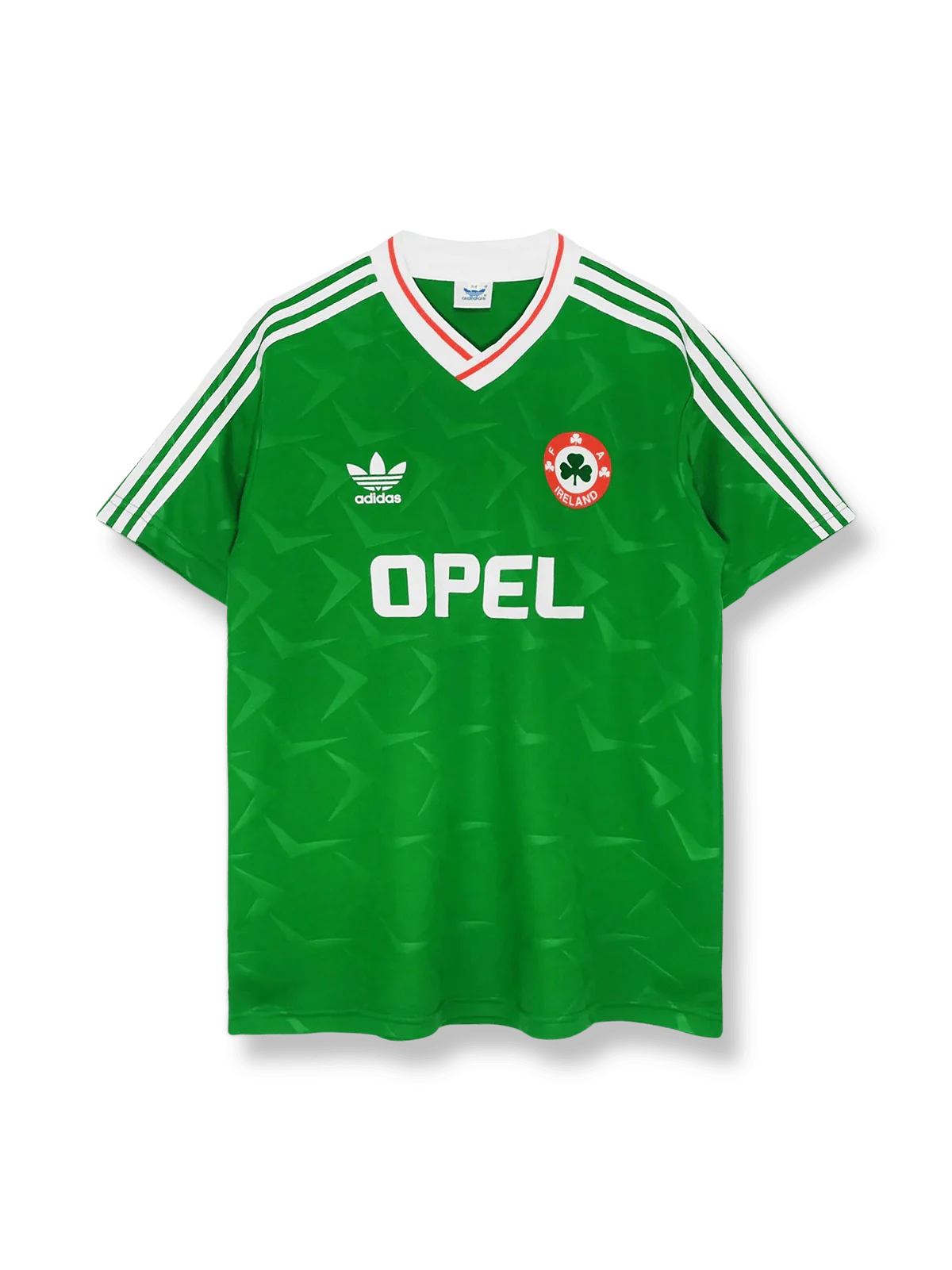 製品画像：1990/92シーズン アイルランド代表ホームユニフォームの全体図