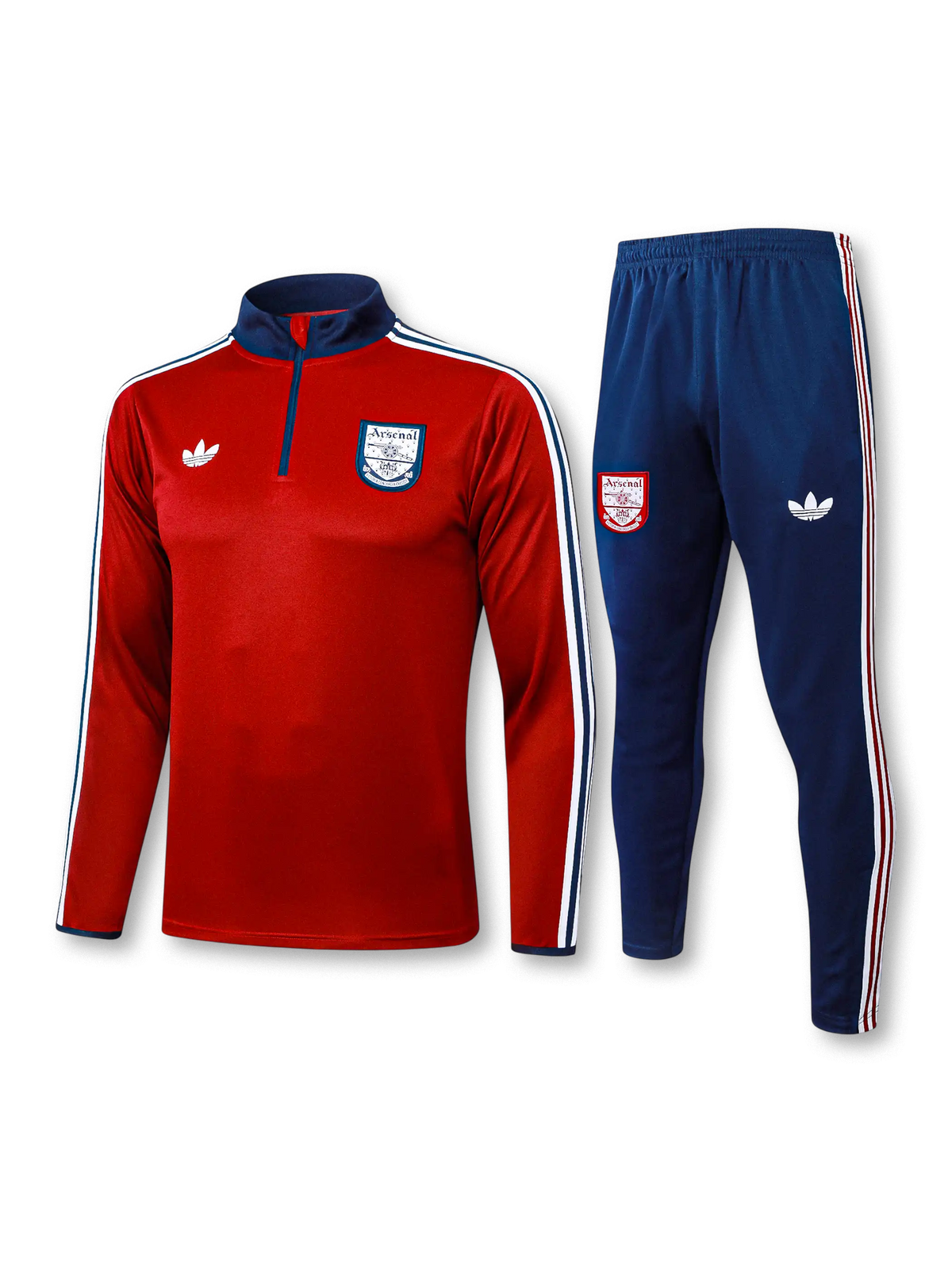 アーセナル レトロ ハーフジップ トレーニングトップ 正面