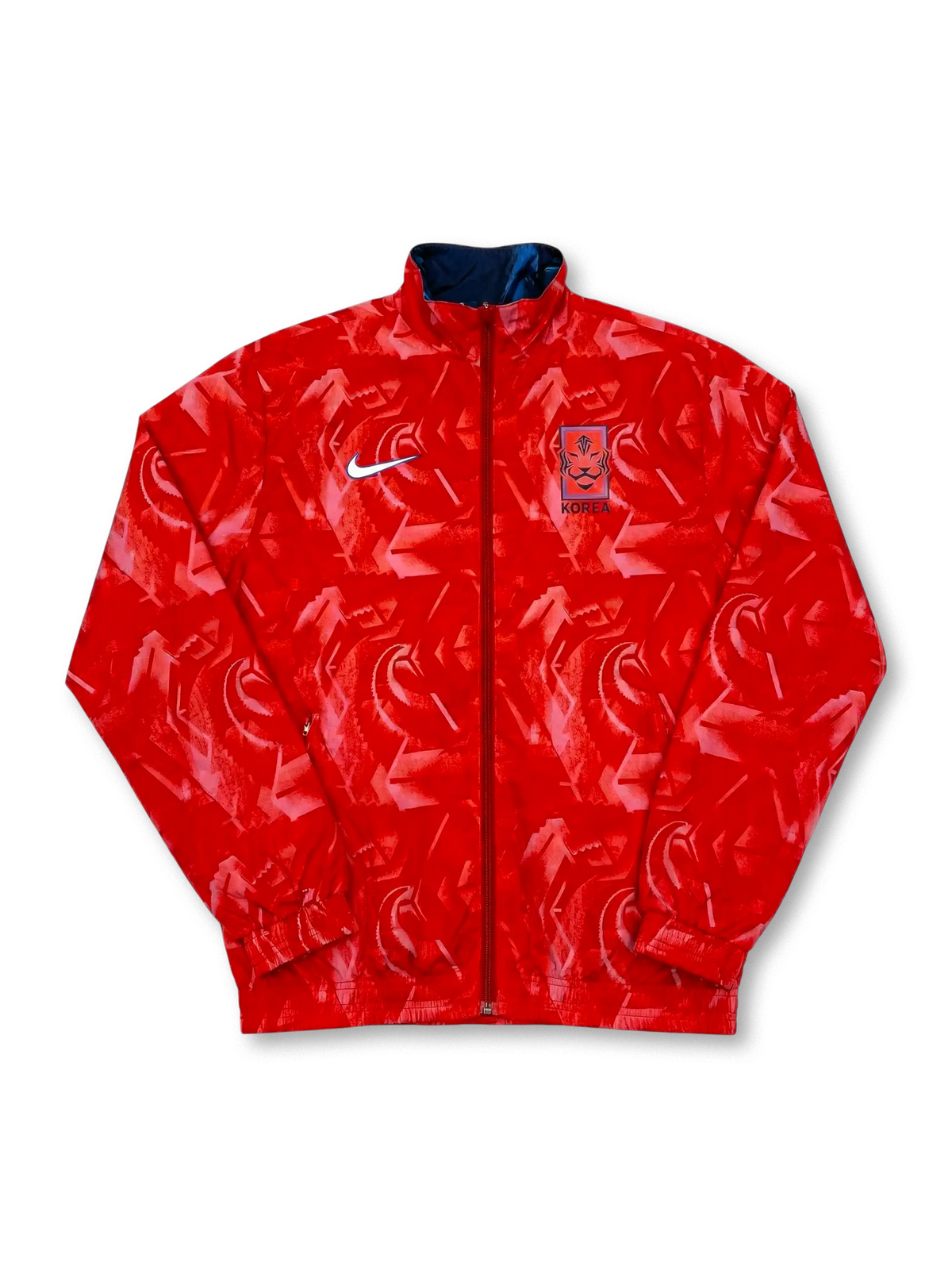 韓国代表 レッド面 正面デザイン 復刻ウィンドブレーカー