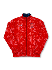 韓国代表 レッド面 正面デザイン 復刻ウィンドブレーカー