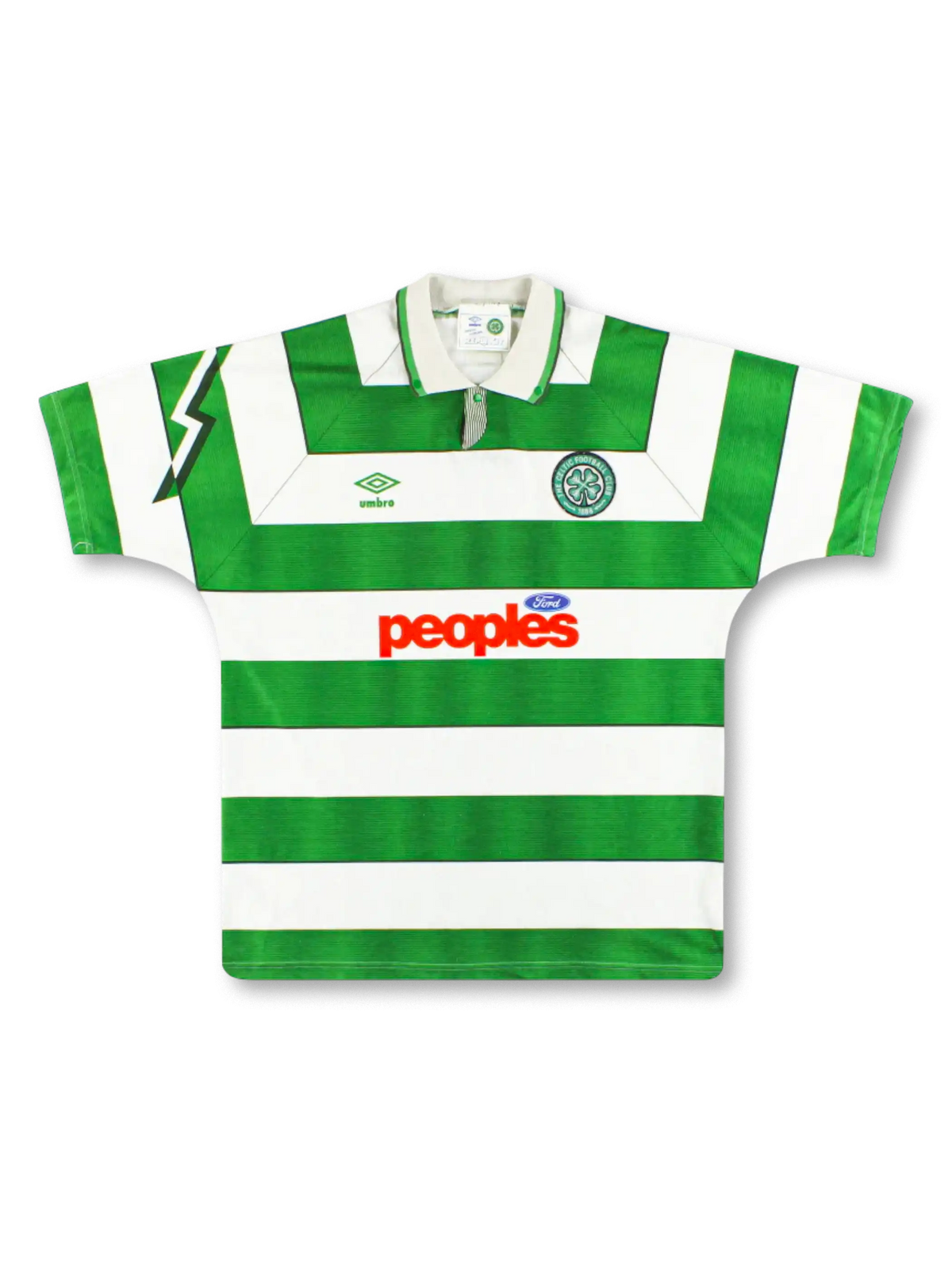 1991-92年 セルティック ホームユニフォーム 正面