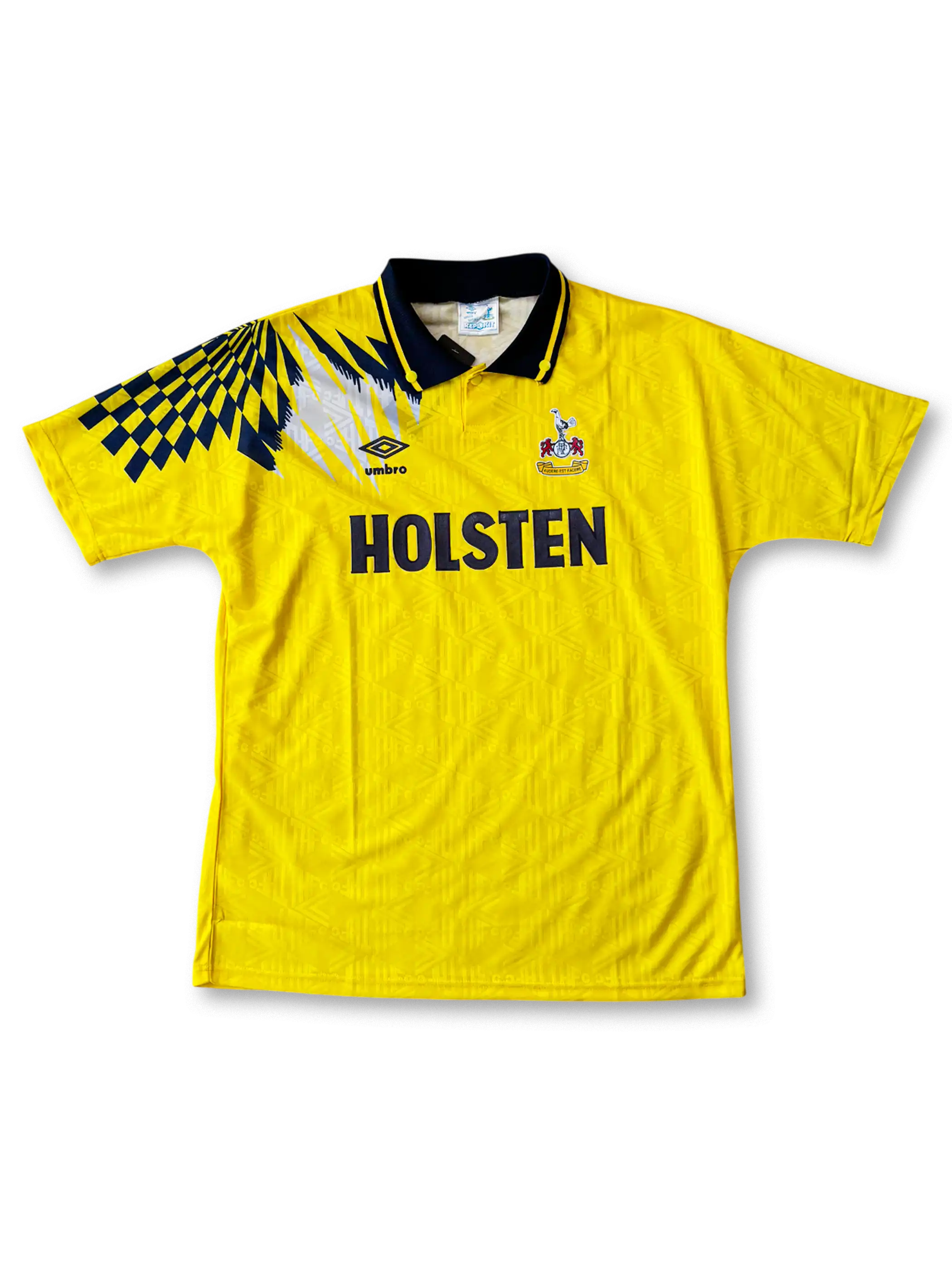 1991-92年トッテナム・ホットスパー アウェイユニフォーム 前面 HOLSTEN スポンサー