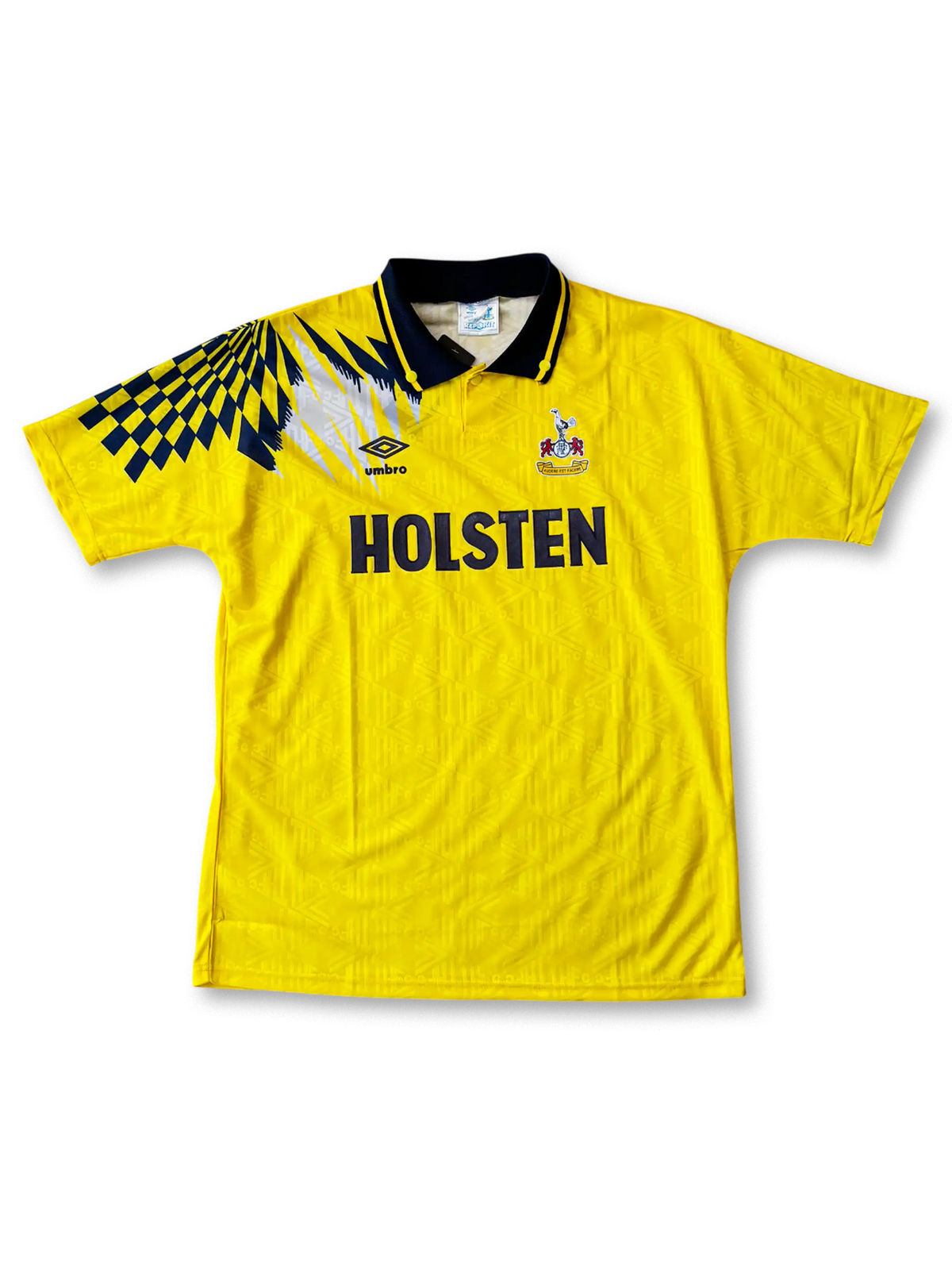 1991-92年トッテナム・ホットスパー アウェイユニフォーム 前面 HOLSTEN スポンサー